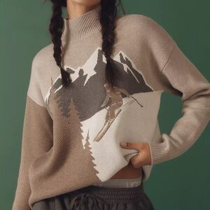 ALP N ROCK Portia Mock Neck Sweater S